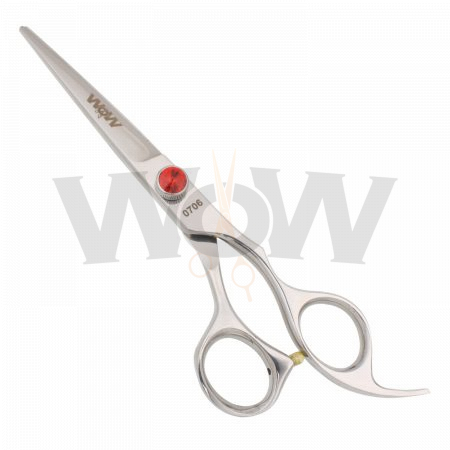 Professional Offset Hair Cutting Shear Red Crystal