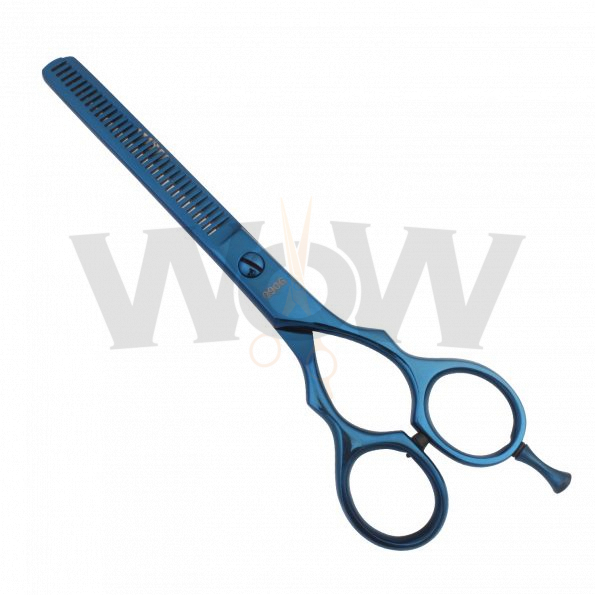 Professional Titanium Blue Hair Thinning Shear