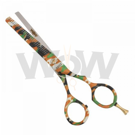 Professional Tiger Print Hair Thinning Scissor