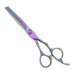 Stylish Rainbow Hair Thinning Scissor Purple Diamond
