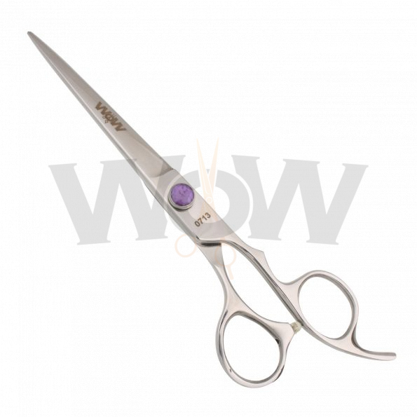 Classic Offset Hair Cutting Scissor Purple Crystal