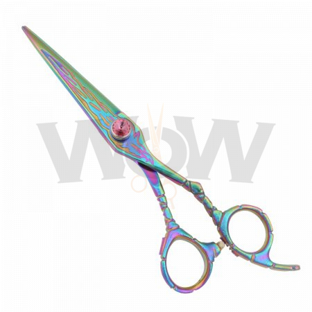 Pink Diamond Rainbow Hair Cutting Shears