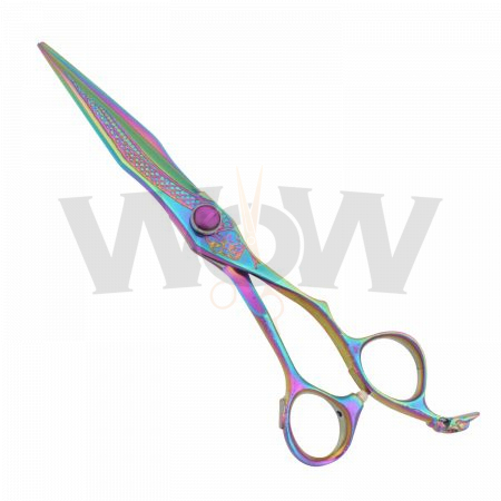 Professional Elegant Rainbow Hair Cutting Scissors